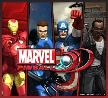Marvel Pinball 3D - Nintendo 3DS Virtual Console video game collectible - Main Image 1