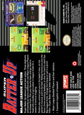 Super Batter Up - Nintendo Super Nintendo Entertainment System (SNES) (Namco - 1-2) video game collectible - Main Image 2