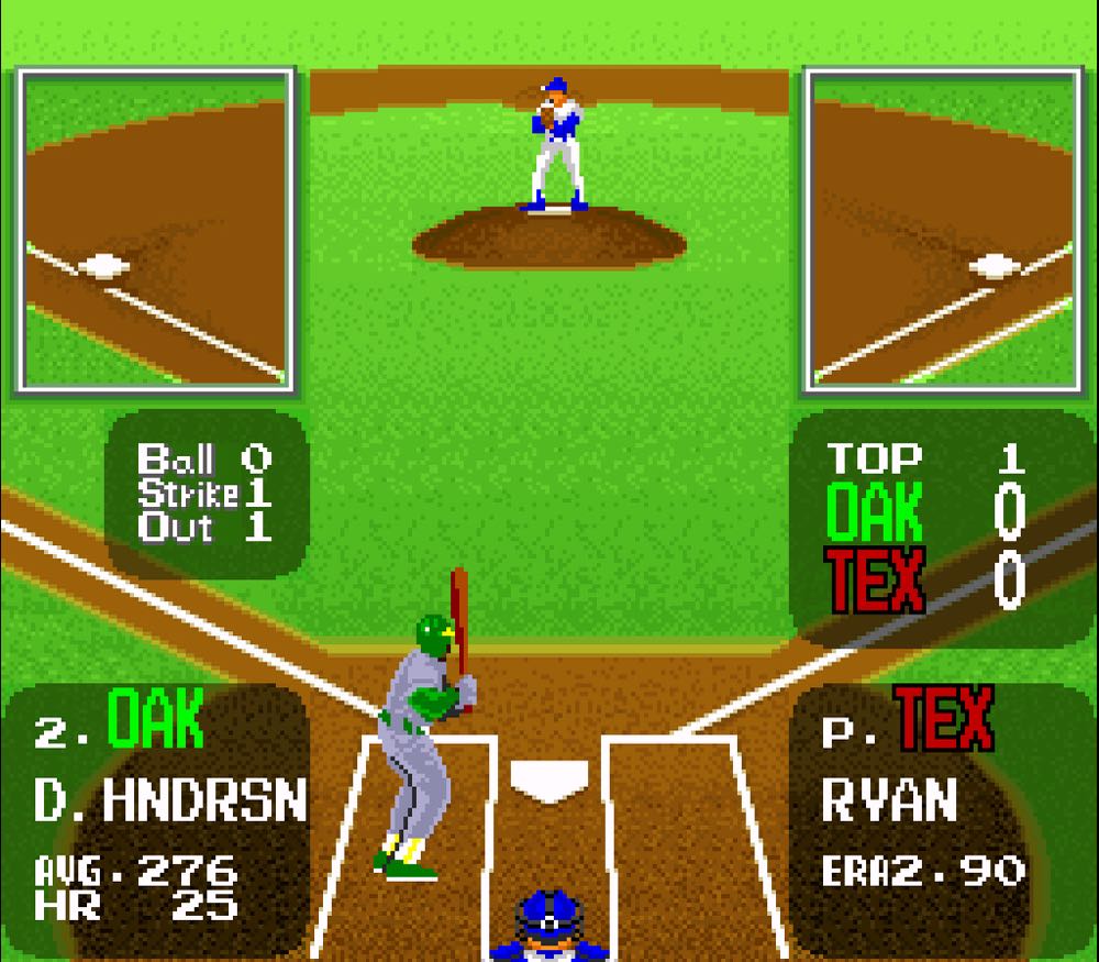 Super Batter Up - Nintendo Super Nintendo Entertainment System (SNES) (Namco - 1-2) video game collectible - Main Image 3