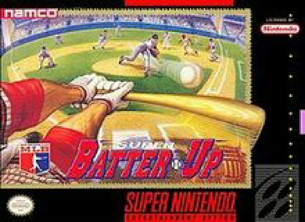 super batter up - Nintendo Super Nintendo Entertainment System (SNES) video game collectible - Main Image 2