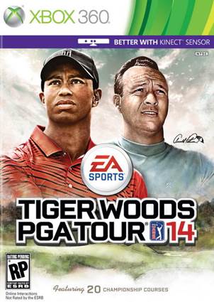 Tiger Woods PGA Tour 14 - Microsoft Xbox 360 ((EA) Electronic Arts) video game collectible [Barcode 014633197754] - Main Image 1