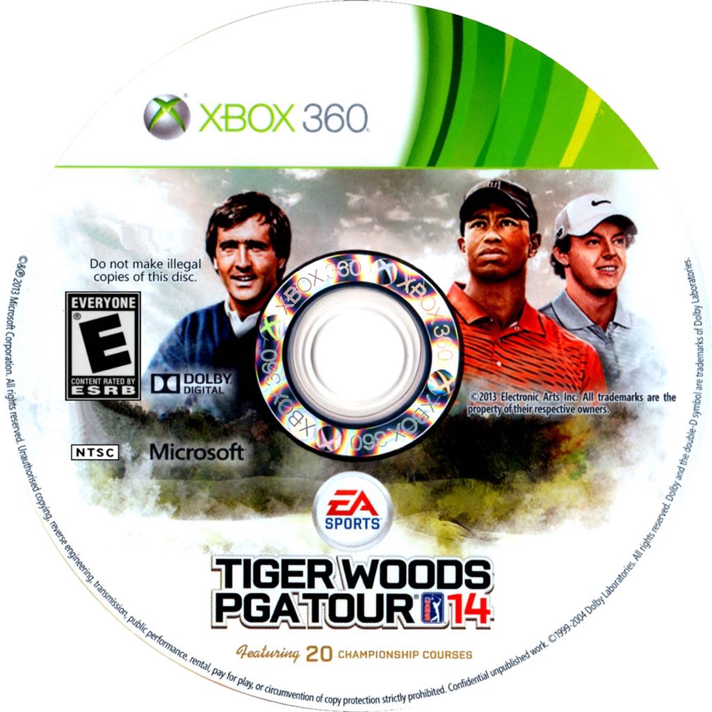 Tiger Woods PGA Tour 14 - Microsoft Xbox 360 ((EA) Electronic Arts) video game collectible [Barcode 014633197754] - Main Image 2