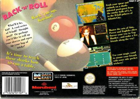 Side Pocket - Sega Genesis (Mega Drive) (Data East - 2) video game collectible [Barcode 013252014053] - Main Image 2