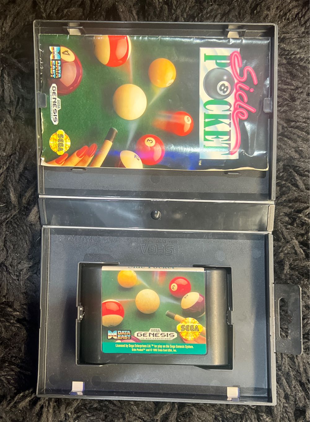 Side Pocket - Sega Genesis (Mega Drive) (Data East - 2) video game collectible [Barcode 013252014053] - Main Image 3