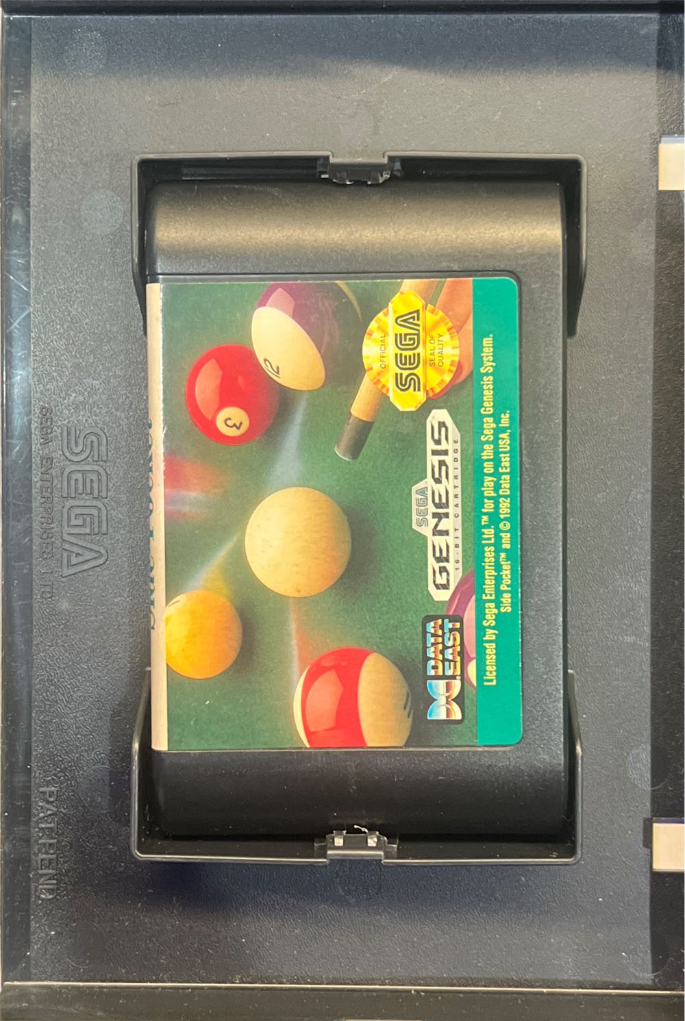 Side Pocket - Sega Genesis (Mega Drive) (Data East - 2) video game collectible [Barcode 013252014053] - Main Image 4