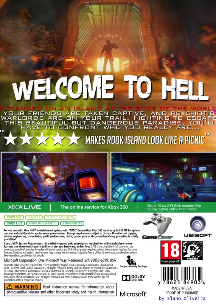 Farcry 3 Blood Dragon - Microsoft Xbox 360 video game collectible - Main Image 2