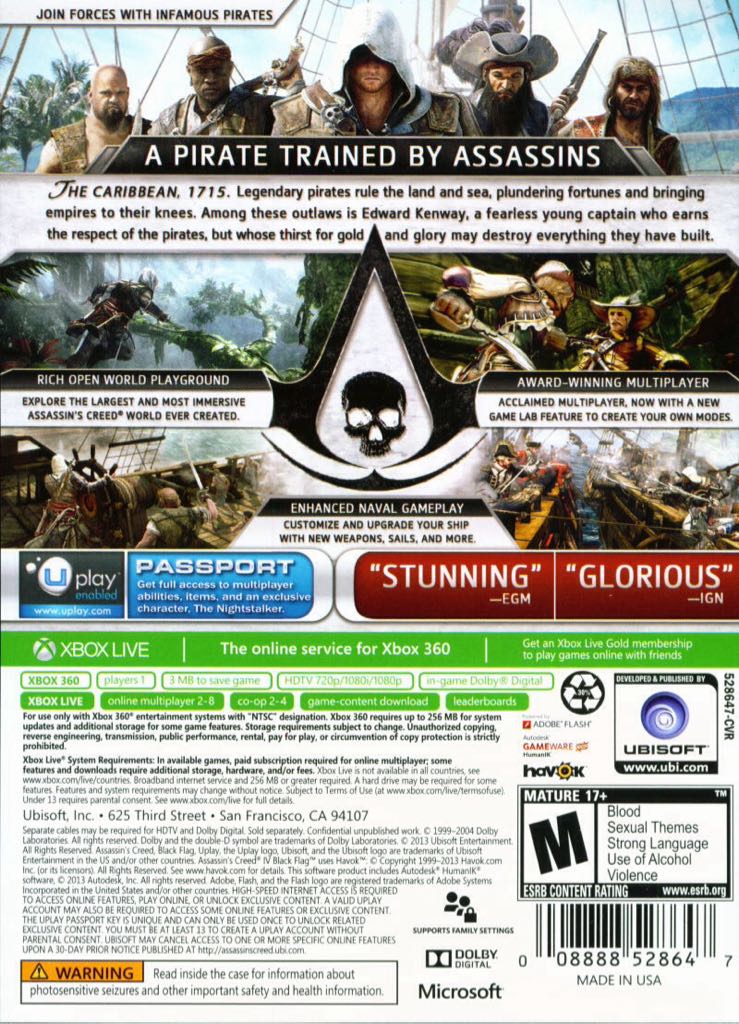 Assassin’s Creed IV: Black Flag - PC (Ubisoft - 1) video game collectible [Barcode 3307215704363] - Main Image 2