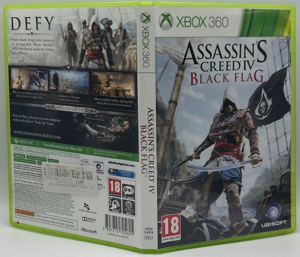 Assassin’s Creed IV: Black Flag - Microsoft Xbox 360 (Ubisoft - 1) video game collectible [Barcode 3307215705605] - Main Image 3