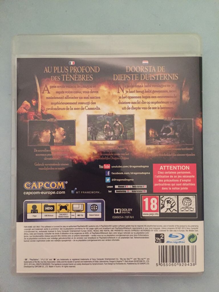 Dragon’s Dogma Dark Arisen PS3 - Sony PlayStation 3 (PS3) video game collectible [Barcode 5055060929438] - Main Image 2