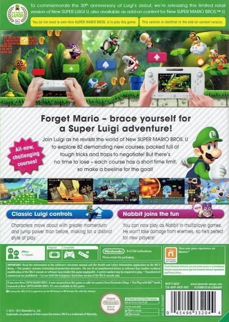 New Super Luigi U - Nintendo Wii (Nintendo - 4) video game collectible [Barcode 018113991320] - Main Image 2