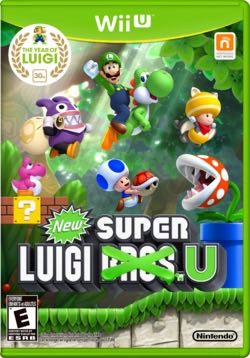 New Super Luigi U - Nintendo Wii U video game collectible - Main Image 1