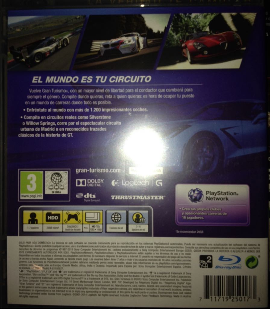 Gran Turismo 6 - Sony PlayStation 3 (PS3) (1-2) video game collectible [Barcode 711719250173] - Main Image 2