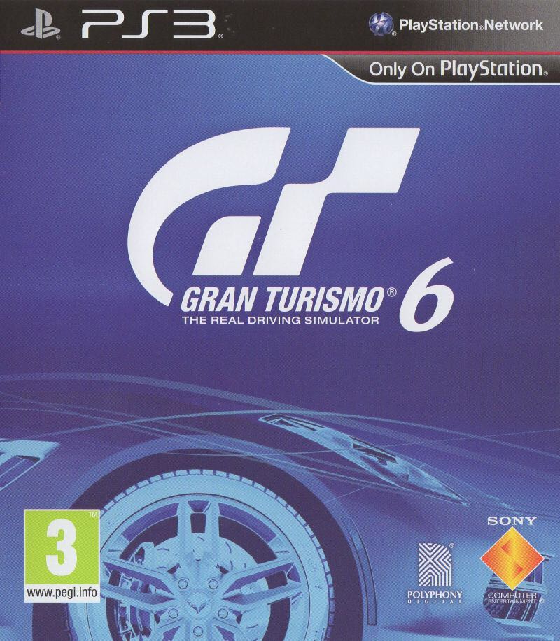 Gran Turismo 6 - Sony PlayStation 3 (PS3) video game collectible - Main Image 1