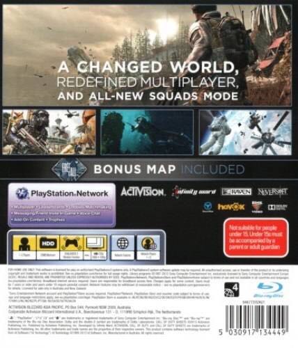 Call Of Duty: Ghosts - Sony PlayStation 3 (PS3) (Activision - 2) video game collectible [Barcode 5030917129155] - Main Image 2