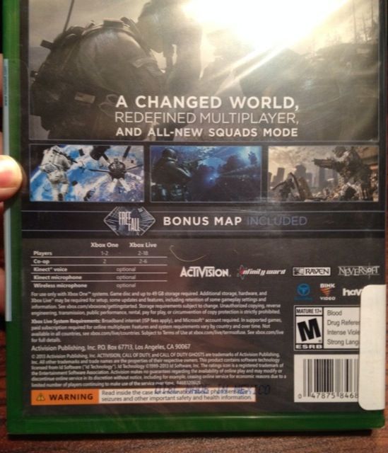 Call Of Duty: Ghosts - Microsoft Xbox 360 (Activision - 2) video game collectible - Main Image 2