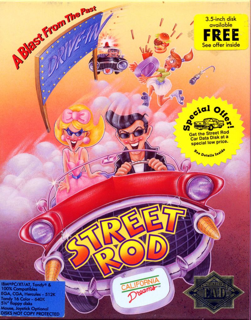 Street Rod - PC (California Dreams - 1) video game collectible [Barcode 035054106071] - Main Image 1