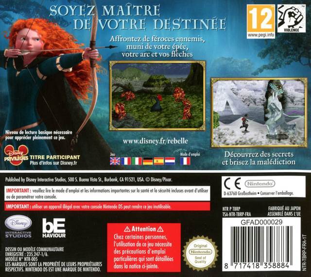 Rebelle - Nintendo DS video game collectible - Main Image 2