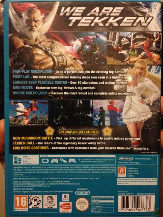 Tekken Tag Tournament 2 Wii U Edition - Nintendo Wii U (NAMCO BANDAI Games Europe) video game collectible - Main Image 2