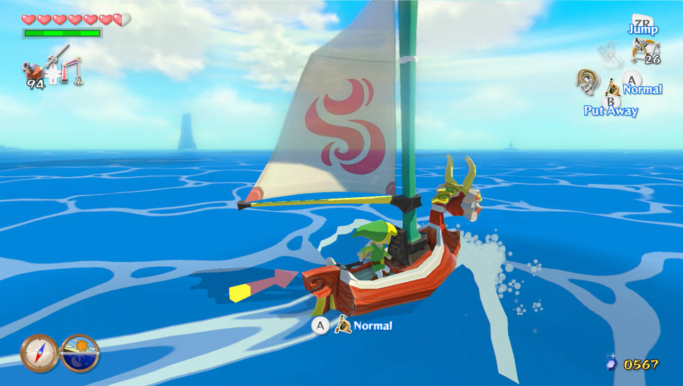 The Legend Of Zelda: The Wind Waker HD - Nintendo Wii U (Nintendo - 1) video game collectible [Barcode 018113991351] - Main Image 4