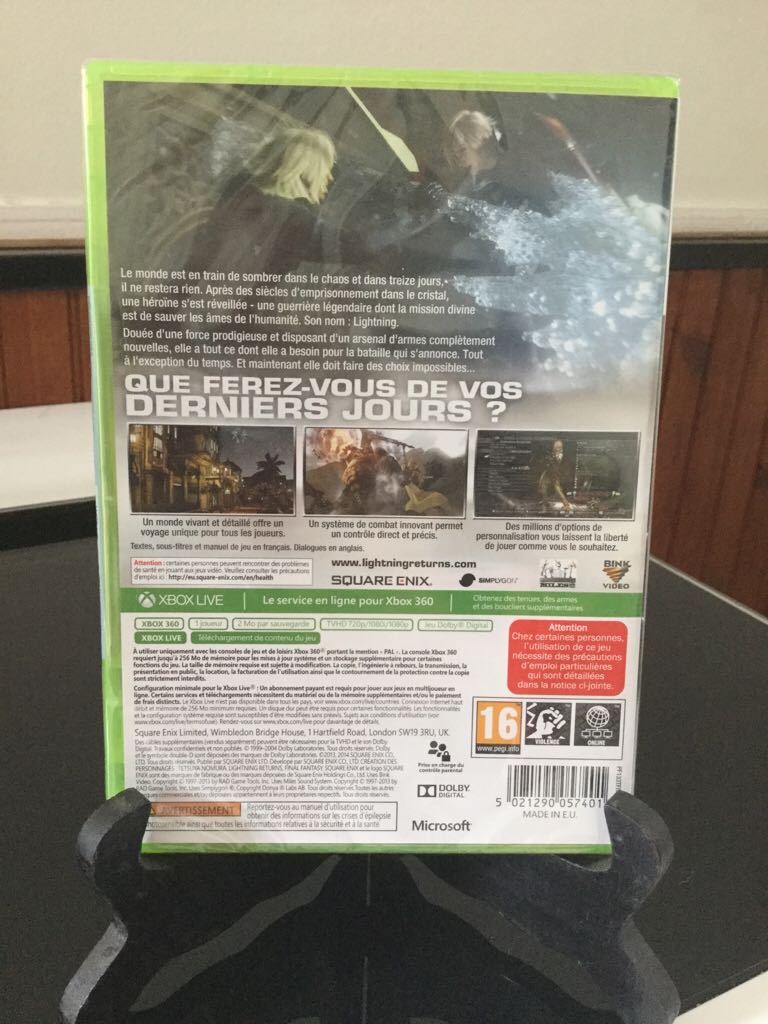 Final Fantasy XIII: Lightning Returns - Sony PlayStation 2 (PS2) video game collectible - Main Image 2