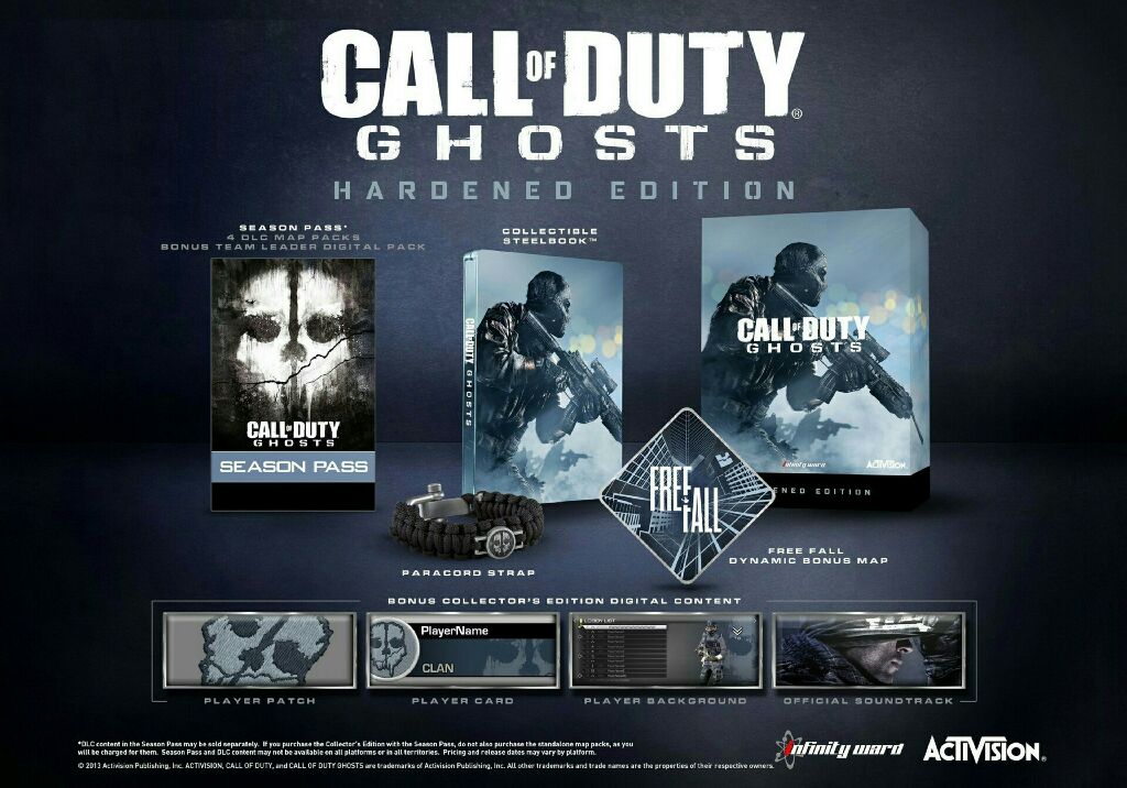 Call of Duty: Ghosts - Hardened Edition - Microsoft Xbox 360 (Activision) video game collectible [Barcode 5030917130656] - Main Image 2