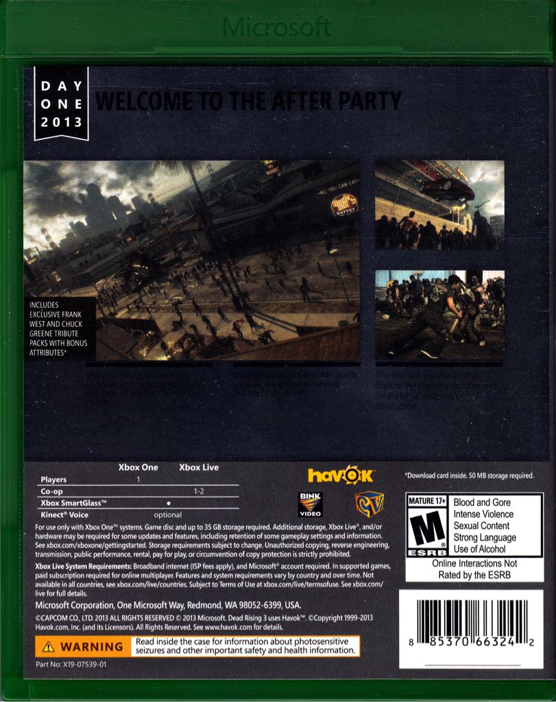 Outlast - Microsoft Xbox One video game collectible - Main Image 2