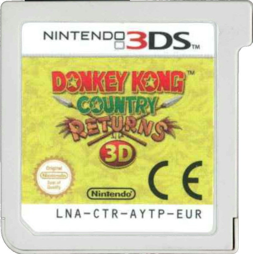 Donkey Kong Country Returns 3D - Nintendo 3DS (Nintendo - 2) video game collectible [Barcode 045496523626] - Main Image 3