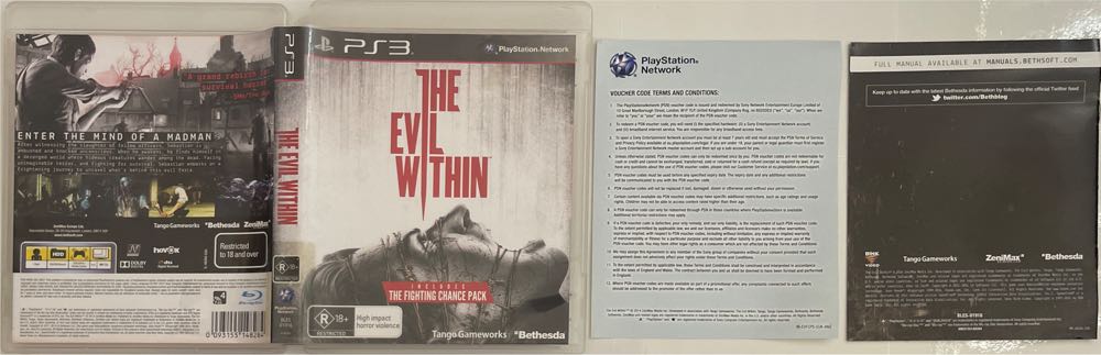The Evil Within - Sony PlayStation 3 (PS3) (Bethesda - 1) video game collectible [Barcode 093155148284] - Main Image 4