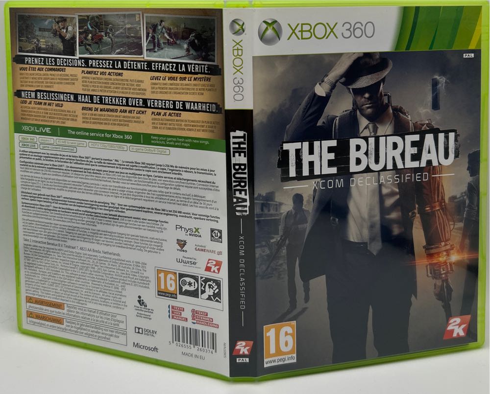 The Bureau: XCOM Declassified (Slip Cover) - Microsoft Xbox 360 (Take-Two Interactive - 1) video game collectible [Barcode 5026555260374] - Main Image 3