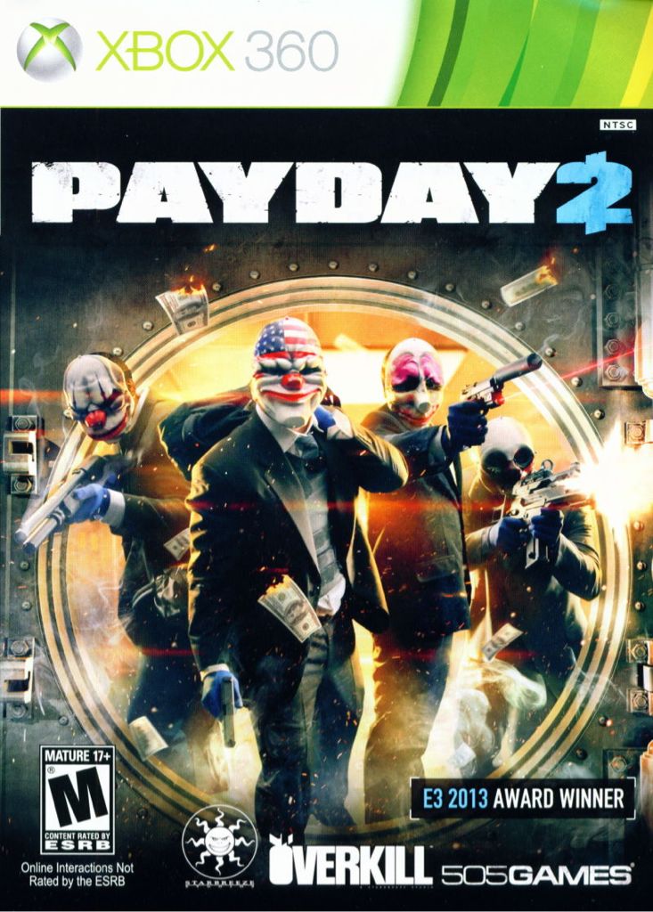 Payday 2 - Microsoft Xbox 360 (505 Games - 4) video game collectible - Main Image 2