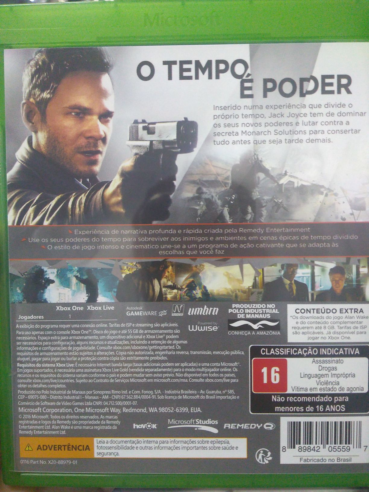 Quantum Break - Microsoft Xbox One (Microsoft Studios - 1) video game collectible [Barcode 889842055597] - Main Image 2