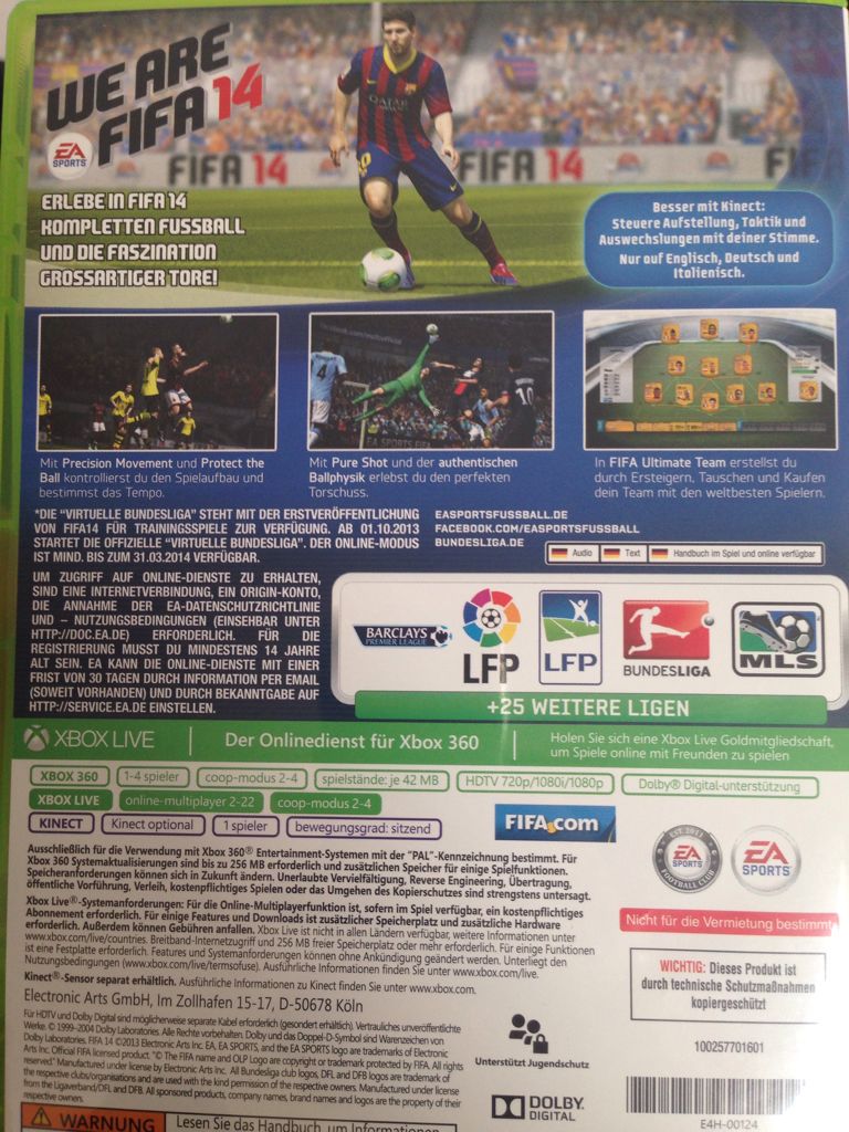 FIFA 14 - Microsoft Xbox 360 video game collectible - Main Image 2