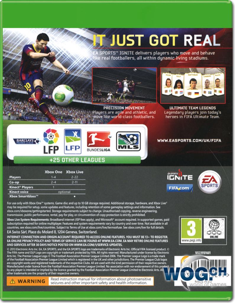 FIFA 14 - Microsoft Xbox One video game collectible - Main Image 2