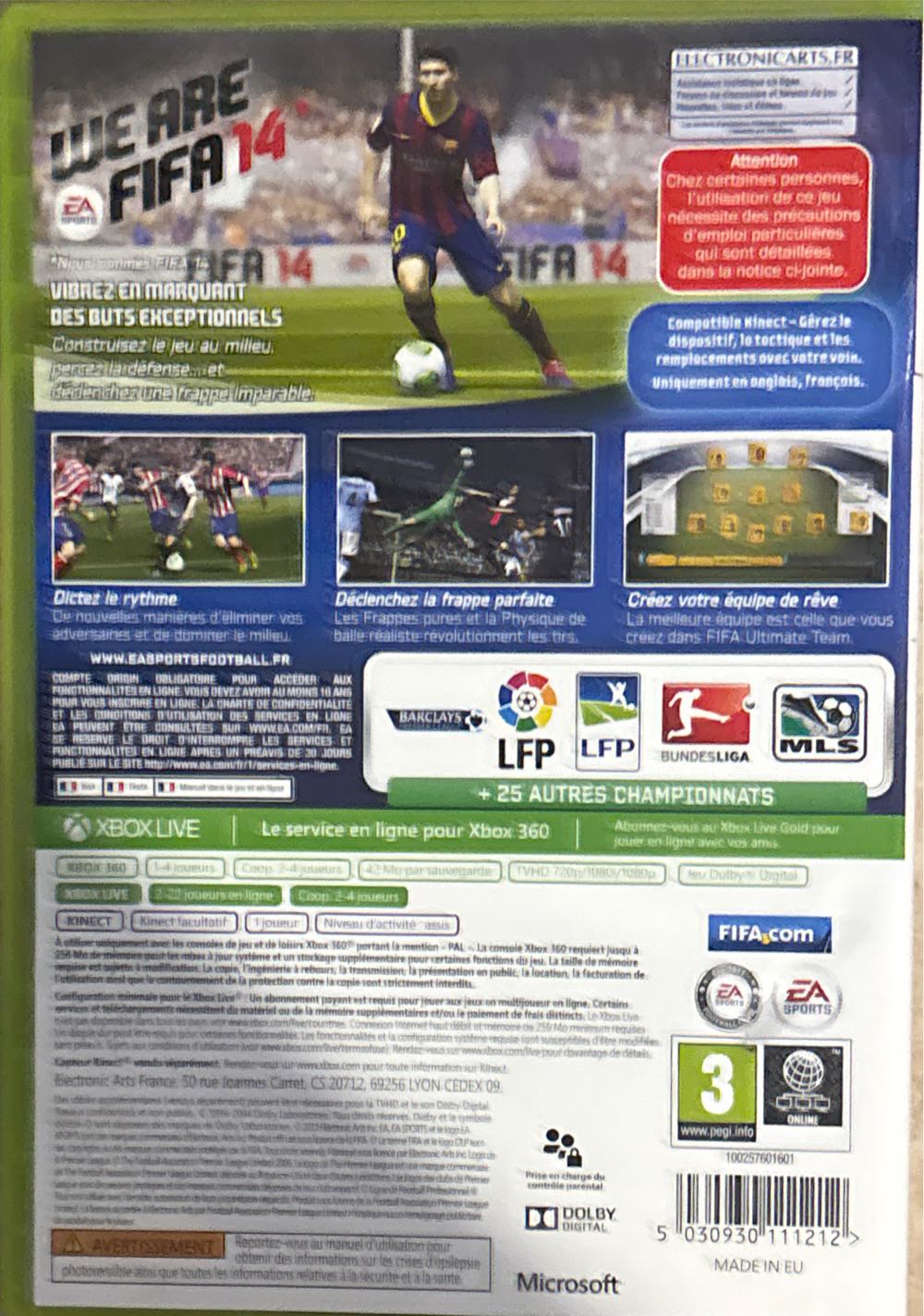 Fifa 14 Xbox 360 - Microsoft Xbox 360 (1-4) video game collectible [Barcode 5030930111212] - Main Image 2