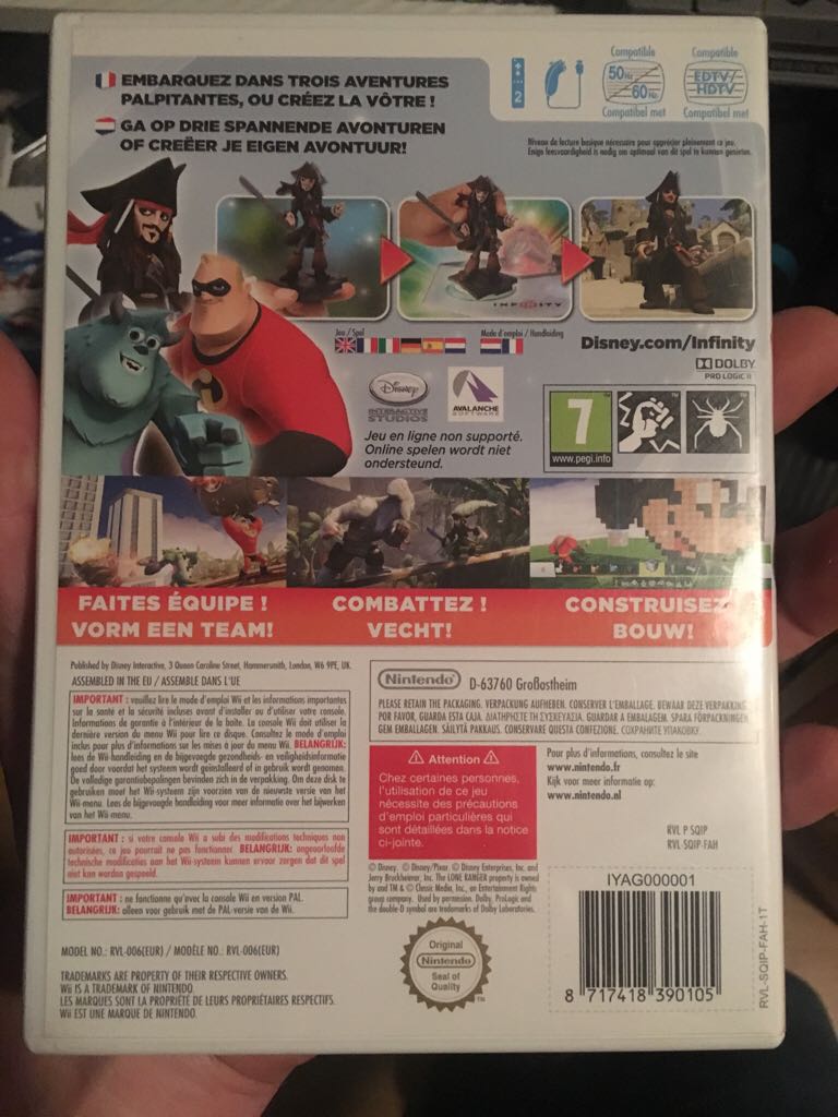 Disney Infinity - Nintendo Wii video game collectible [Barcode 8717418390105] - Main Image 2