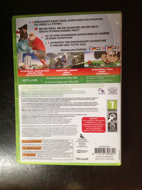 Disney Infinity - Microsoft Xbox 360 (Disney) video game collectible [Barcode 8717418390822] - Main Image 2