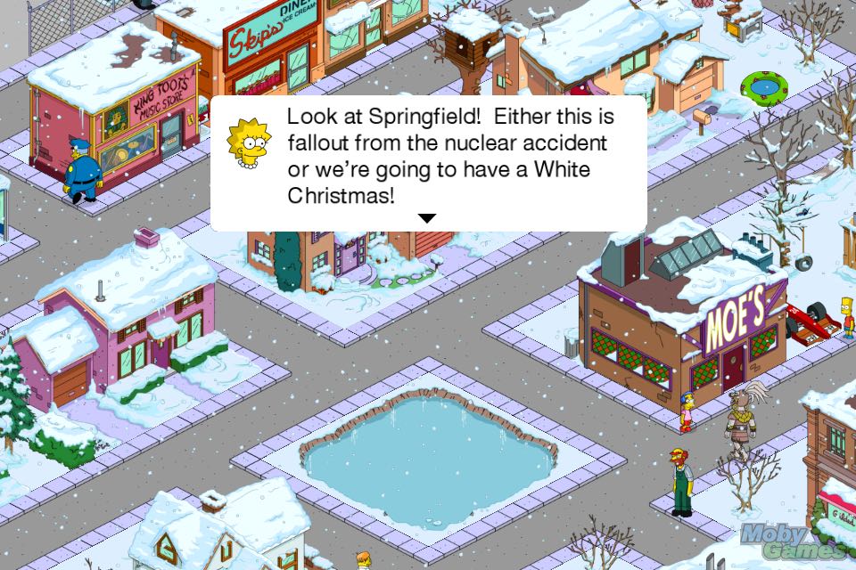 Simpsons Tapped Out - Apple iOS (Channel 4) video game collectible - Main Image 2