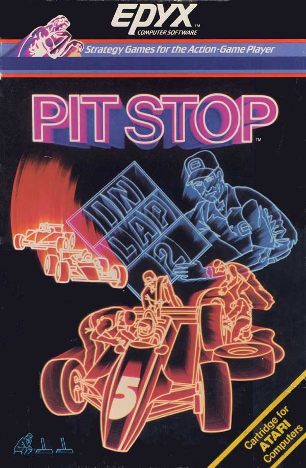Pit Stop - Atari 2600 video game collectible - Main Image 1