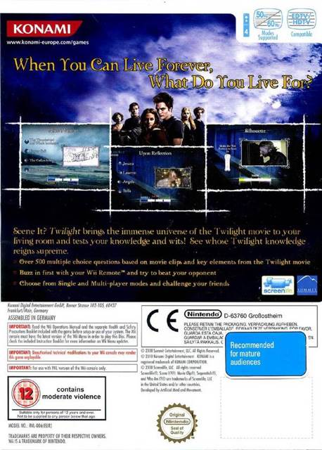 Twilight Scene It? - Nintendo Wii video game collectible [Barcode 4012927092729] - Main Image 2