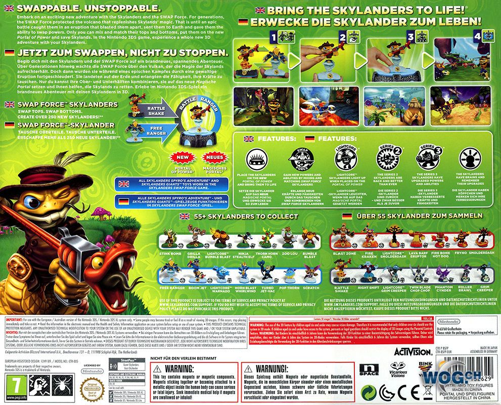 Skylanders Swap Force - Microsoft Xbox 360 (Activision-Blizzard) video game collectible - Main Image 2