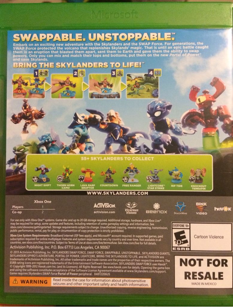 Skylanders Swap Force - Microsoft Xbox One (Activision - 2) video game collectible - Main Image 2