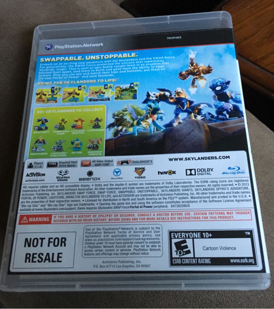 Skylanders Swap Force - Sony PlayStation 3 (PS3) video game collectible - Main Image 2