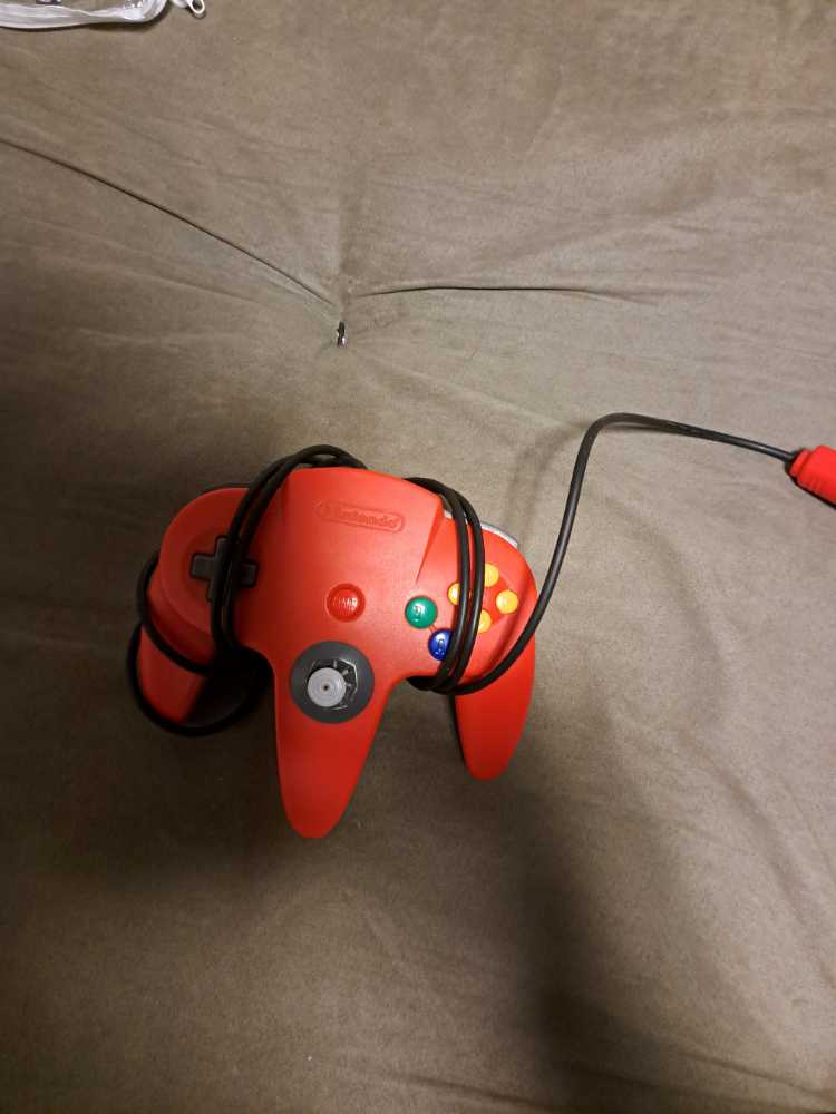 N64: N64 Controller Red - Nintendo 64 (N64) video game collectible - Main Image 1