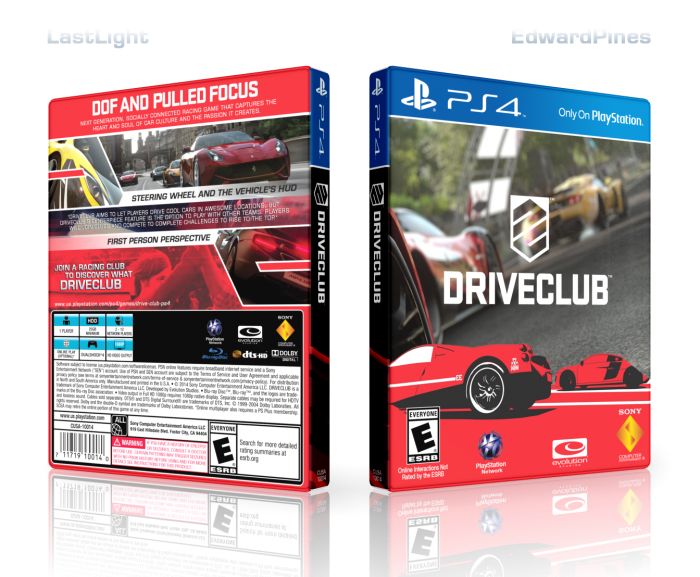 Drive Club - Sony PlayStation 4 (PS4) (Sony Computer Enteraiment - 1-4) video game collectible - Main Image 2