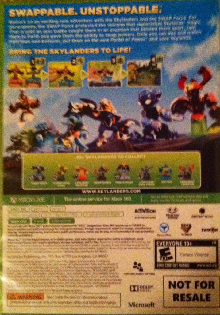 Skylanders: Swap Force - Microsoft Xbox 360 (Activision - 2) video game collectible - Main Image 2