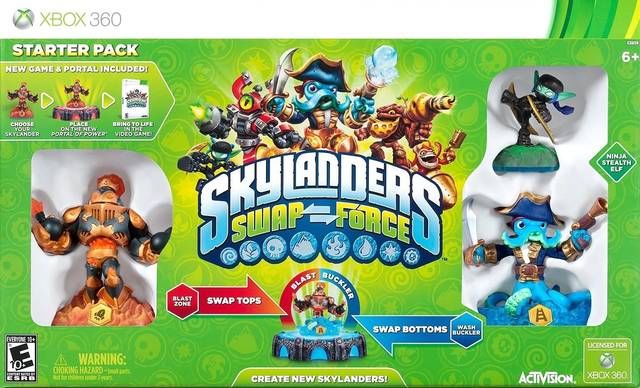 Skylanders: Swap Force - Microsoft Xbox 360 (Activision - 1-2) video game collectible - Main Image 1