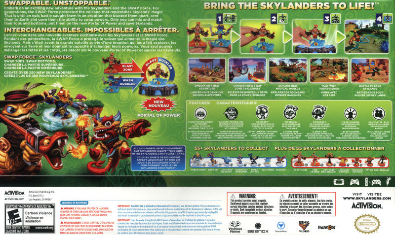 Skylanders: Swap Force - Nintendo Wii U (Activision) video game collectible - Main Image 2
