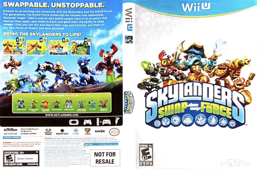 Skylanders: Swap Force - Nintendo Wii U (Activision) video game collectible - Main Image 3
