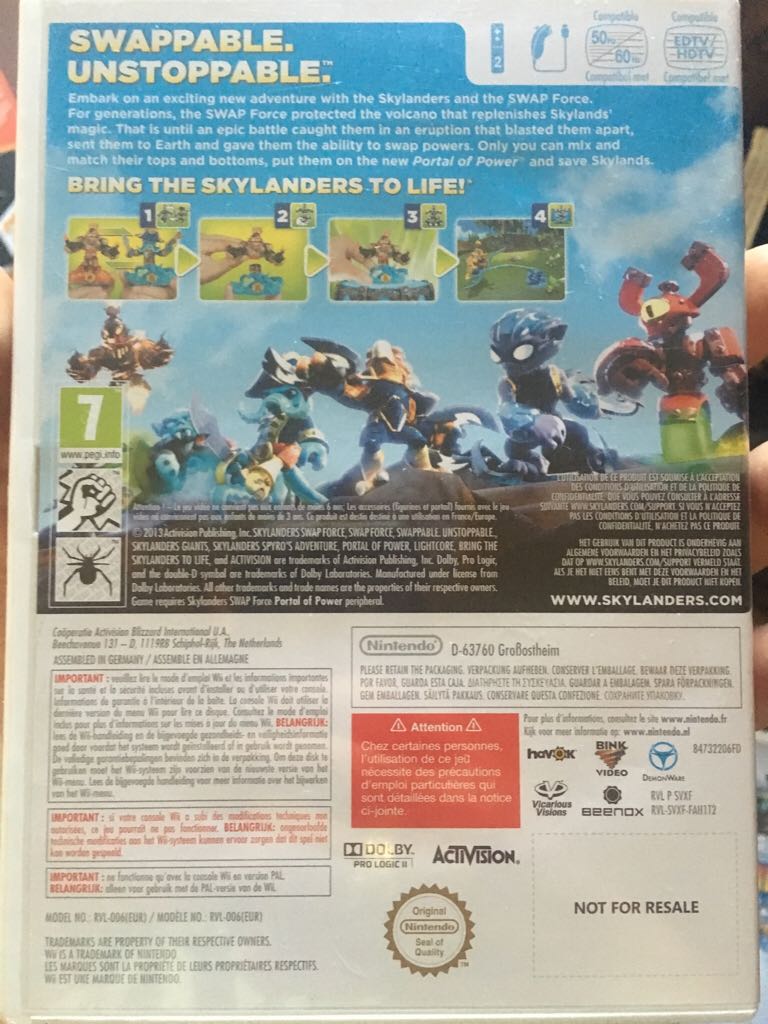 Skylanders: Swap Force - Nintendo Wii video game collectible - Main Image 2