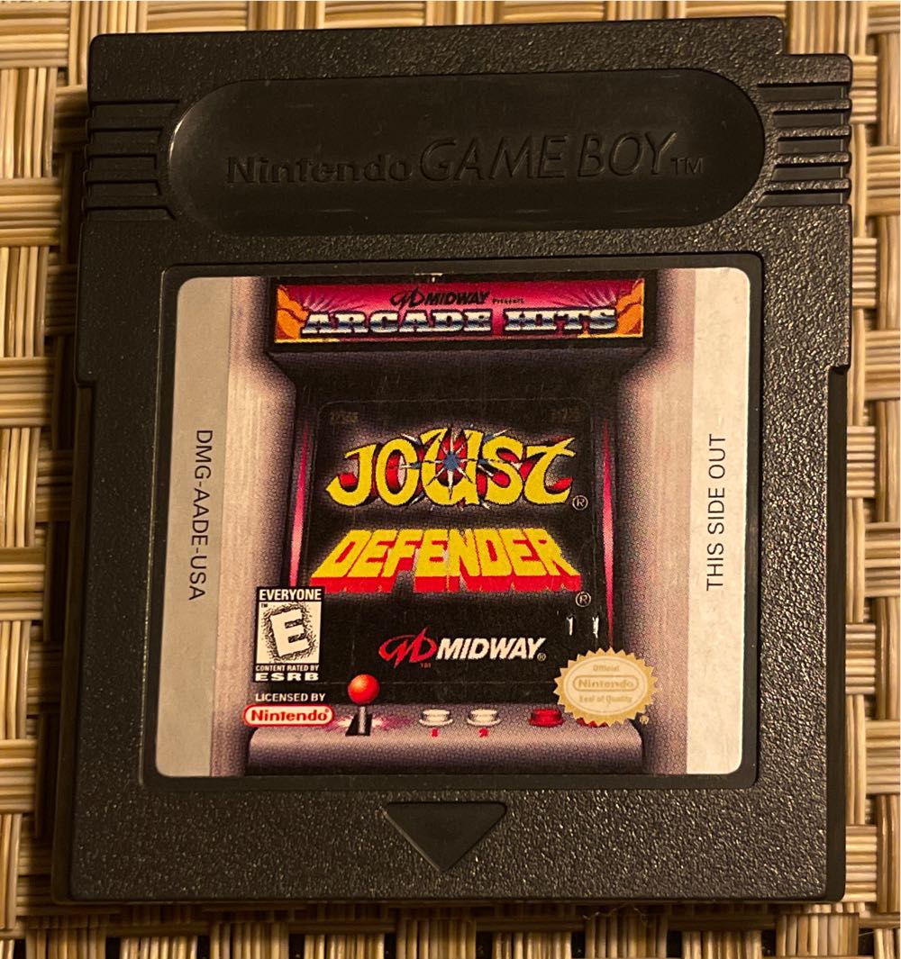 Midway Arcade Hits Joust & Defender - Nintendo Game Boy Color video game collectible - Main Image 2